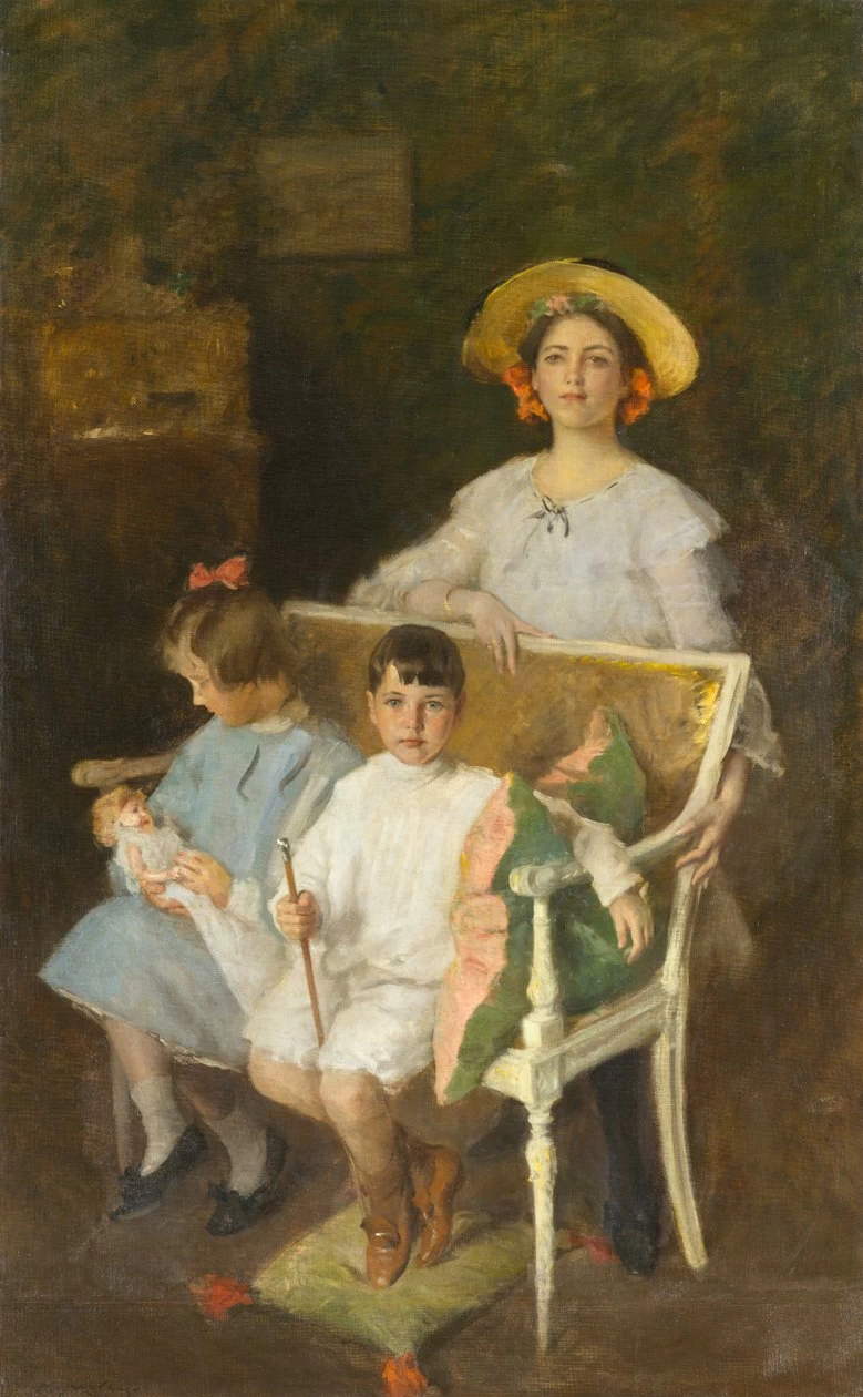 Gruppo di ritratti (Dorothy, Helen e Bob), c.1904 - North Carolina Museum of Art, Raleigh